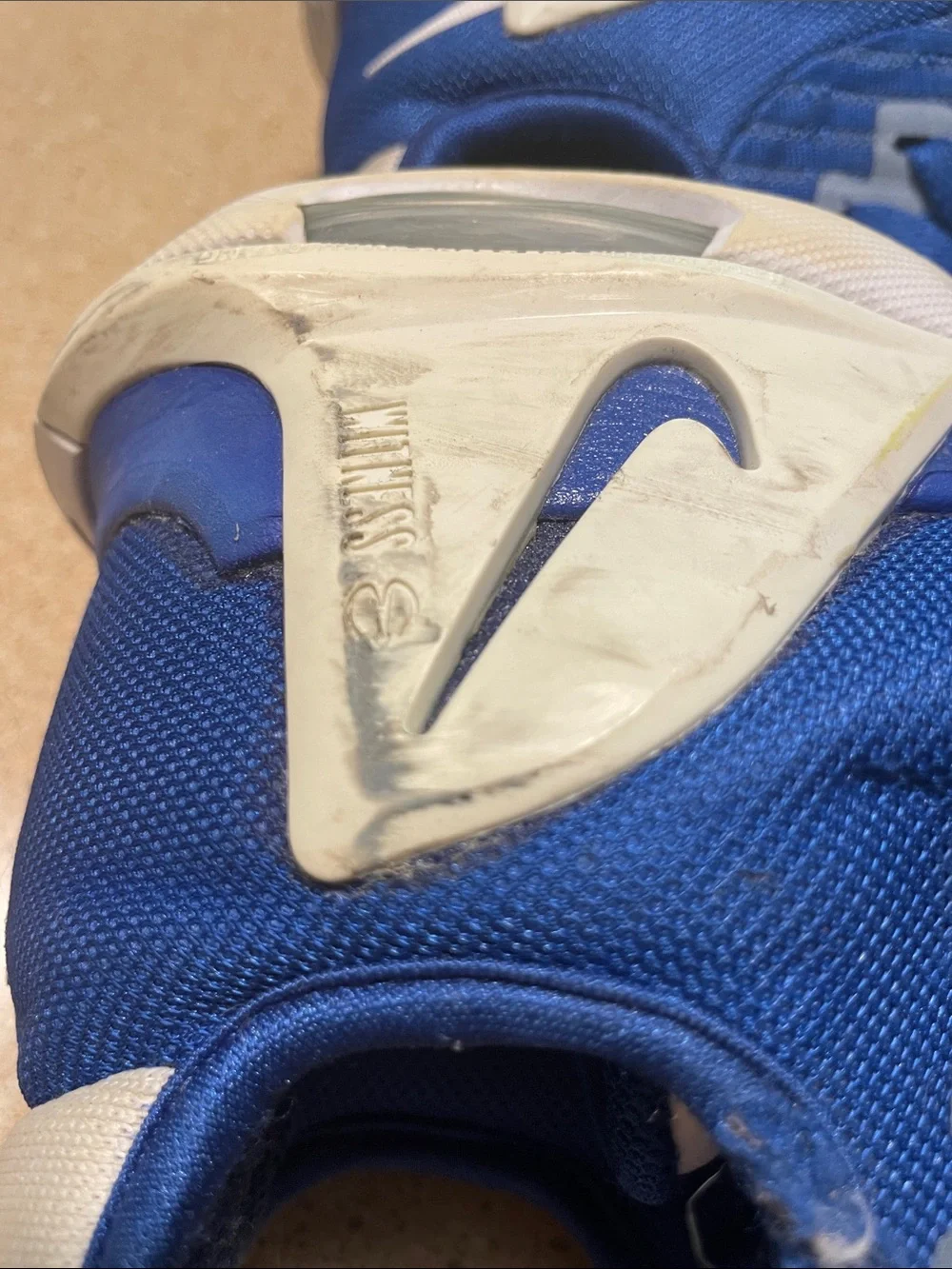 Nike Lebron Witness Kids Blue and White Athletic Sneakers
